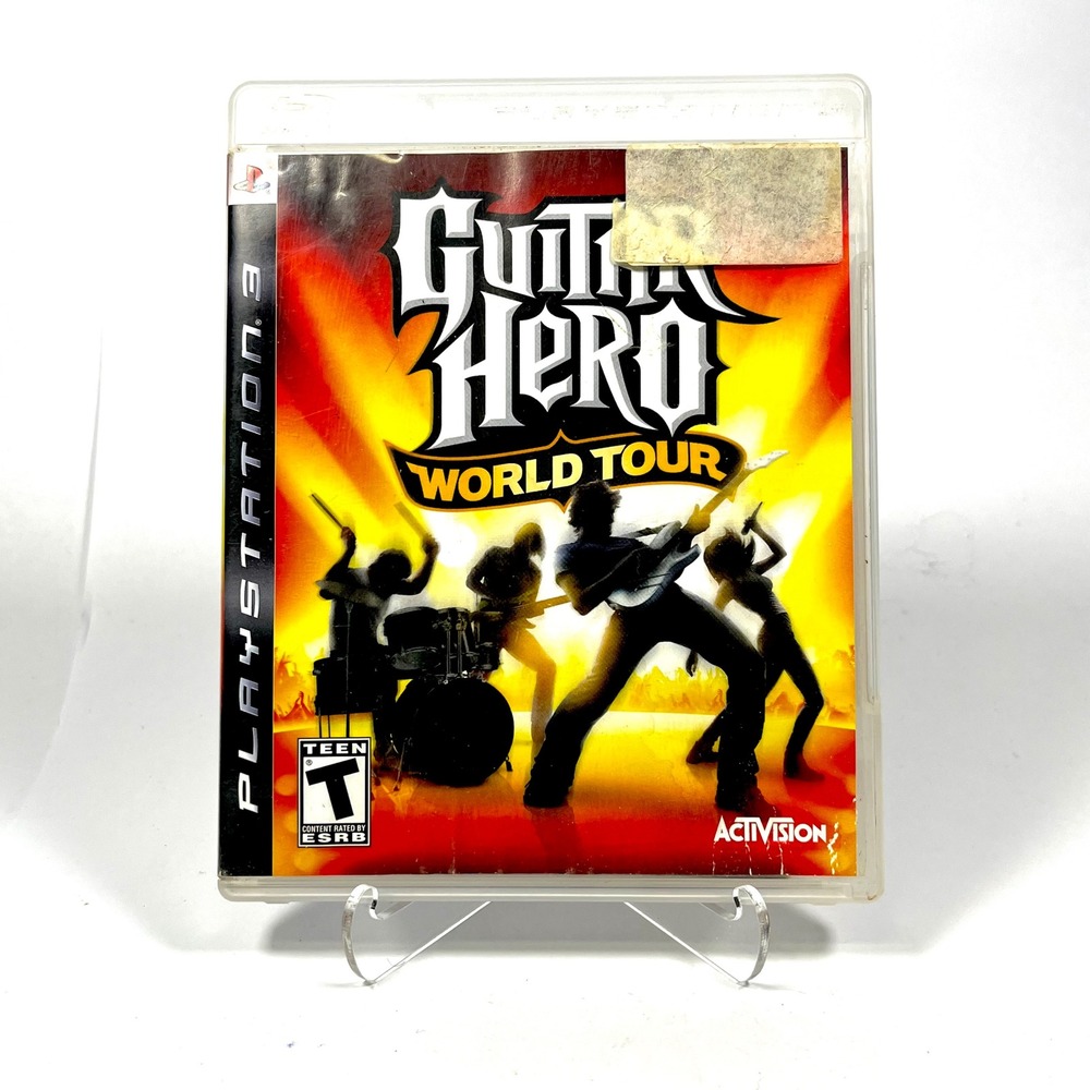 Guitar Hero World Tour PS3 PlayStation 3 Black Label Complete CIB Tested